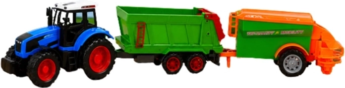 Traktor mezőgazdasági gépekkel