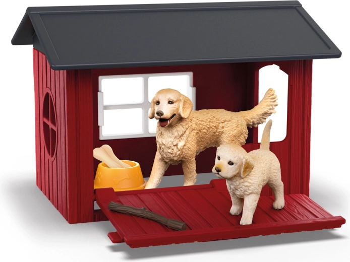 Kutyaház arany retrieverrel – Schleich Farm World