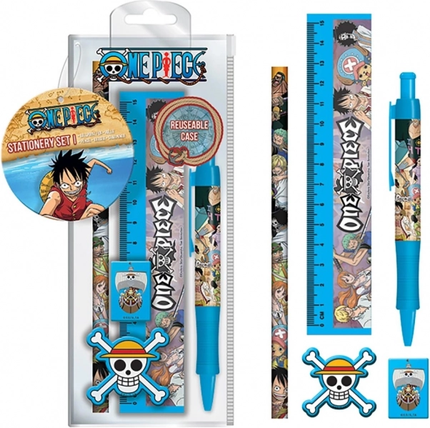 Iskolai szett One Piece motívummal