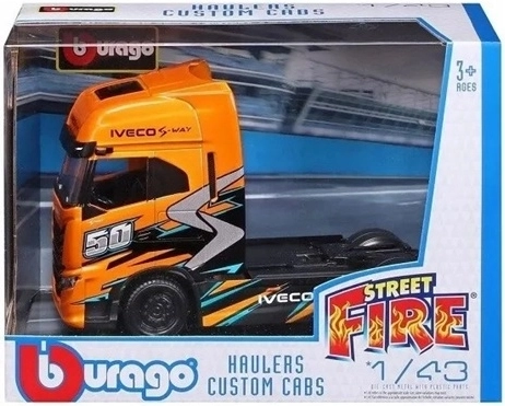 BBU Iveco Fire Haulers Custom Cabs tűzoltójármű-gyűjtőmodell 1:43 méretarányban