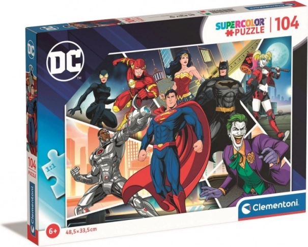 Puzzle 104 darabos Super Colour DC Comics
