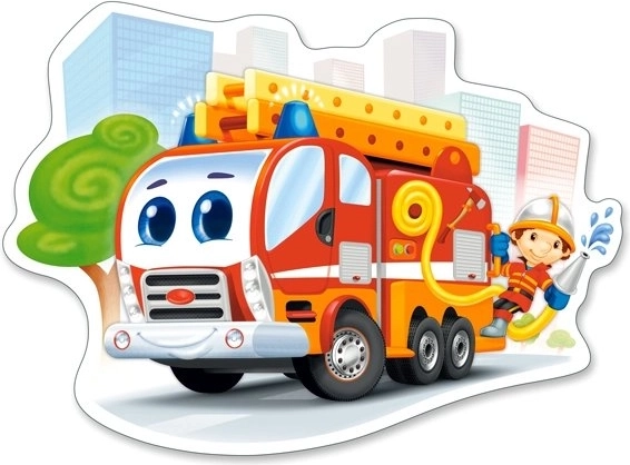 Maxi puzzle 12 darabbal – tűzoltóautó