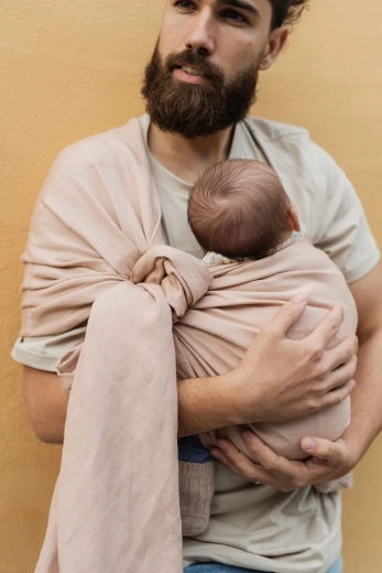 Boba ring wrap karikás hordozókendő peony