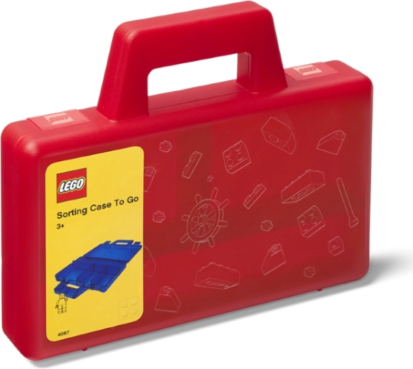 LEGO tárolódoboz To‑Go, piros