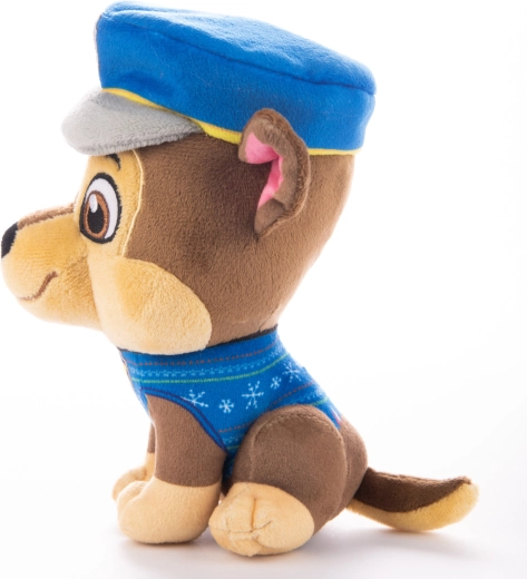 Ünnepi megjelenés kék pulcsival