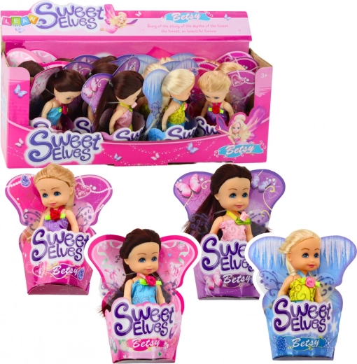 Mini Baba Tündér Betsy 11,5 cm Különböző Minták