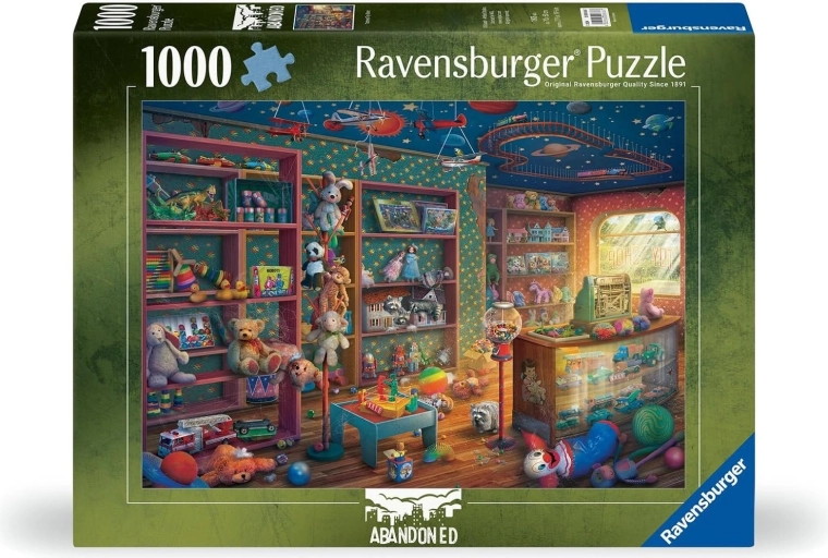 Ravensburger puzzle Abandoned: Elhagyatott játékbolt 1000 darab