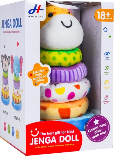 puha rakásolható zsiráfpiramis a legkisebbeknek