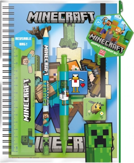 Minecraft iskolai készlet A5 praktikus tokban