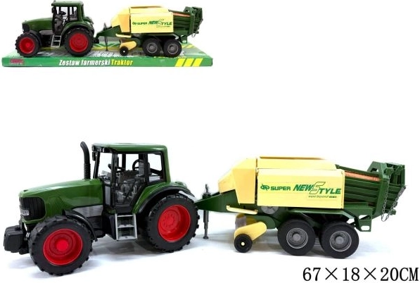 Traktor mezőgazdasági géppel