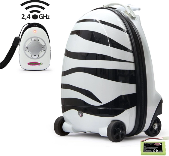 Jamara gyermek RC bőrönd zebra 2,4 GHz – 1 db