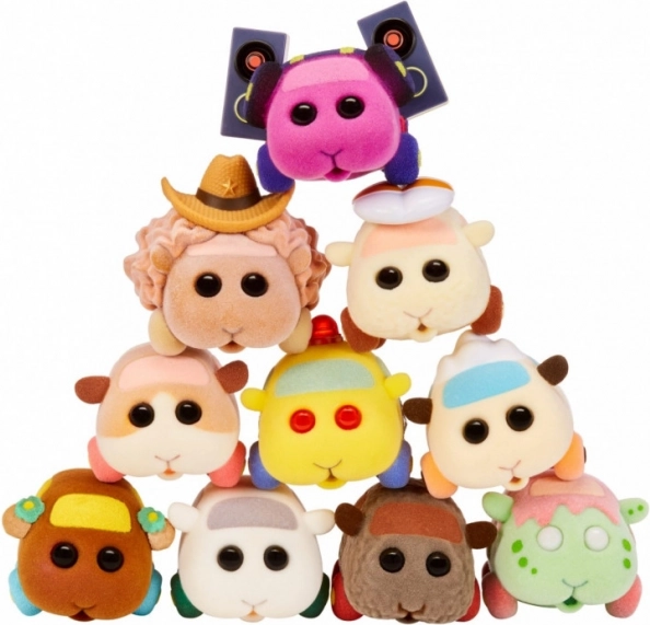 Gyűjtői mini figurák PUI PUI MOLCAR fuzmols 6,5 cm (asszortiment)
