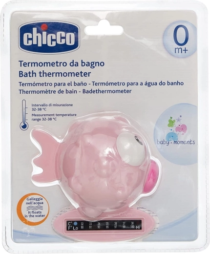 Chicco vízhőmérő Halacska rózsaszín