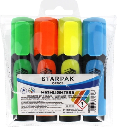 STARPak szövegkiemelő készlet 4 színben