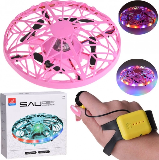 LED drón kézi irányítással