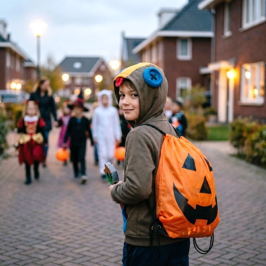 Halloween hátizsák tök motívummal