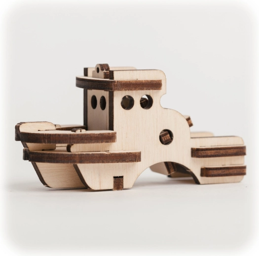 CuteWood fa 3D puzzle – Hajó