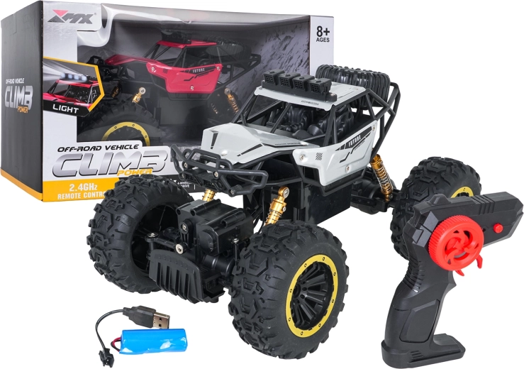 Climb Power RC crawler 1:18 ezüst
