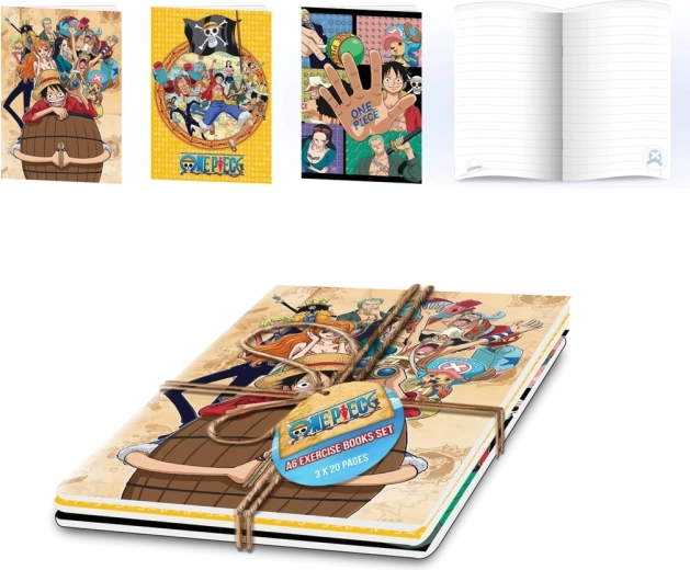One Piece A5-ös füzet szett (3 db)