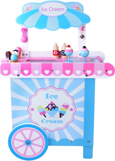 Guruló stand tágas pulttal