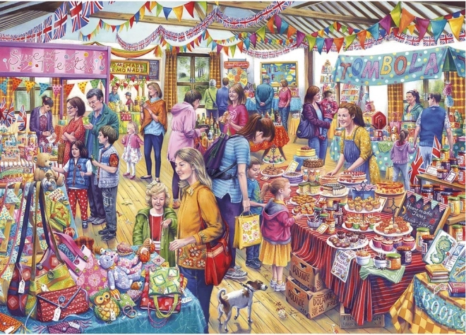 GIBSONS puzzle Községi tombola – 500 XL darabos