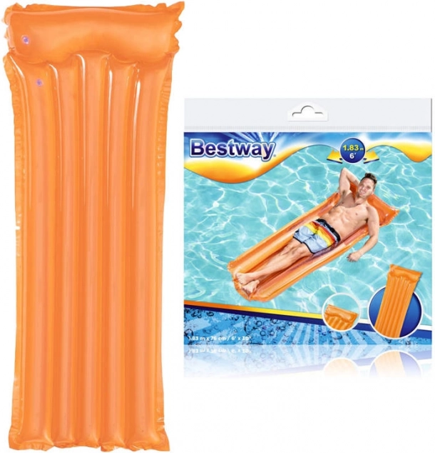 Bestway Deluxe felfújható matrac 183 × 76 cm – Narancssárga