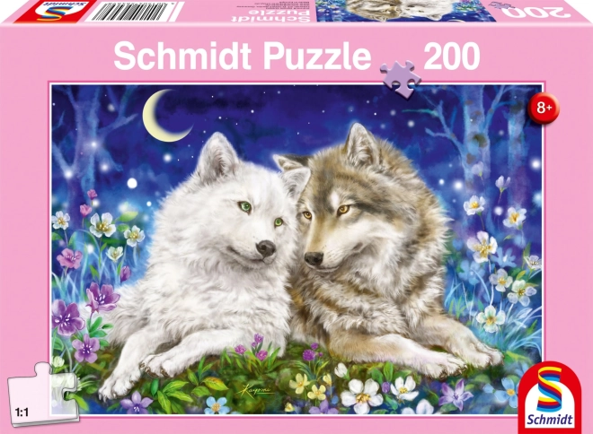 Pihebundás farkasok puzzle 200 darab