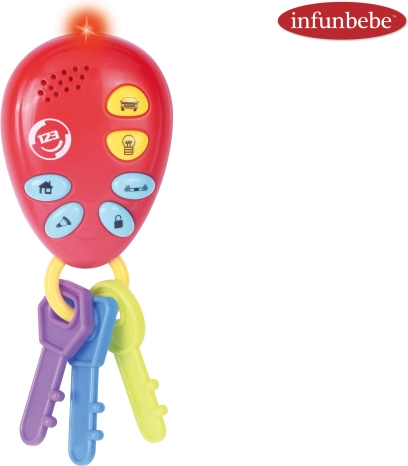 Interaktív autókulcsok gyerekeknek Infunbebe