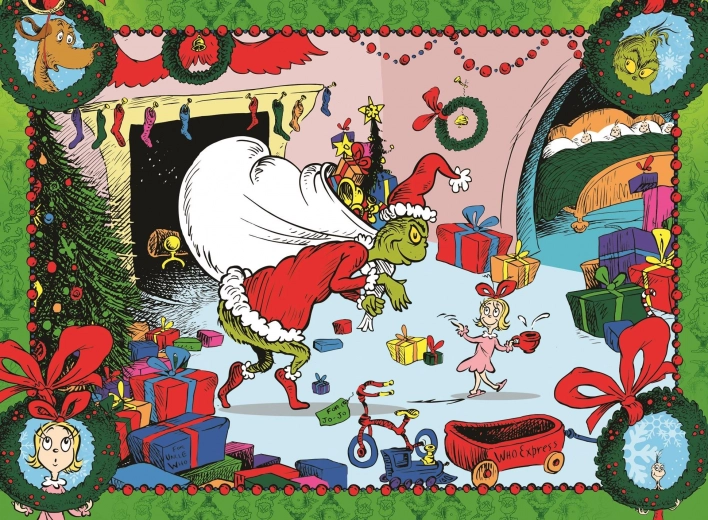 Grincs puzzle, 100 darabos