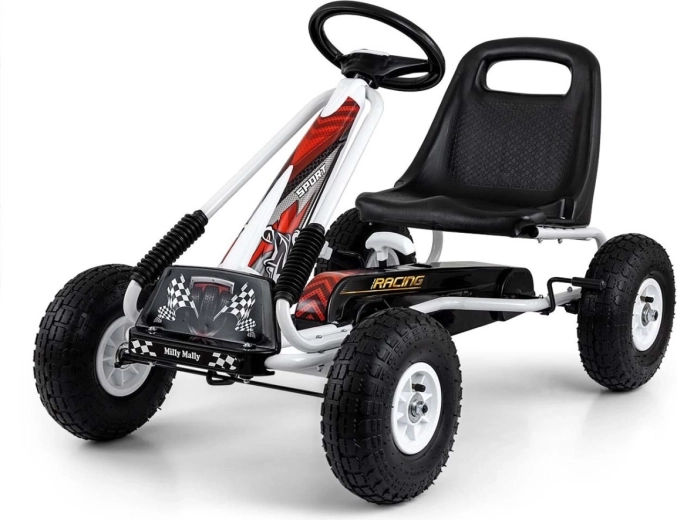 Milly Mally Thor fehér pedálos gokart