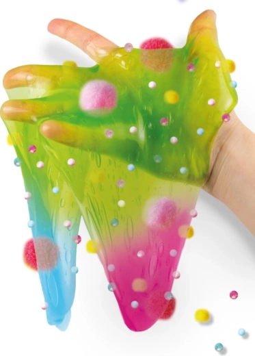 Kellemesen nyújtható, érzékszervi slime