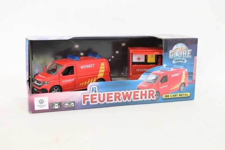 Volkswagen T6 tűzoltó utánfutóval