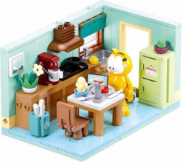 SLUBAN építőkészlet Garfield a konyhában (194 darab)