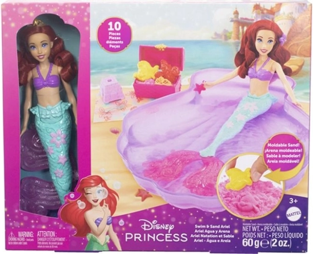 Disney Princess Ariel baba medencével és kiegészítőkkel
