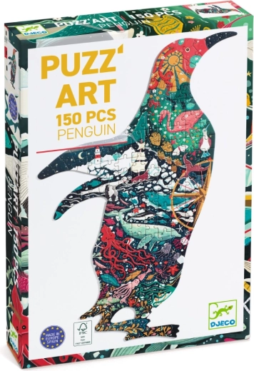 Djeco pingvin alakú puzzle – 150 darab