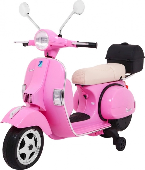 Gyermek elektromos robogó Vespa rózsaszín