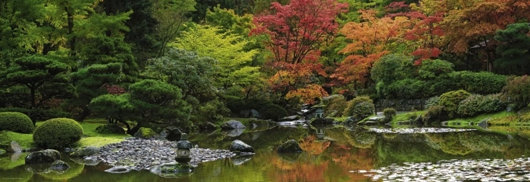 1000 darabos puzzle – Zen tükörkép panoráma