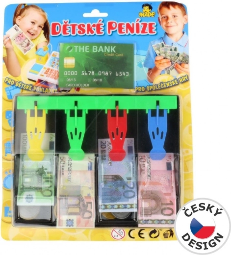 Gyerek kassza európai pénzzel