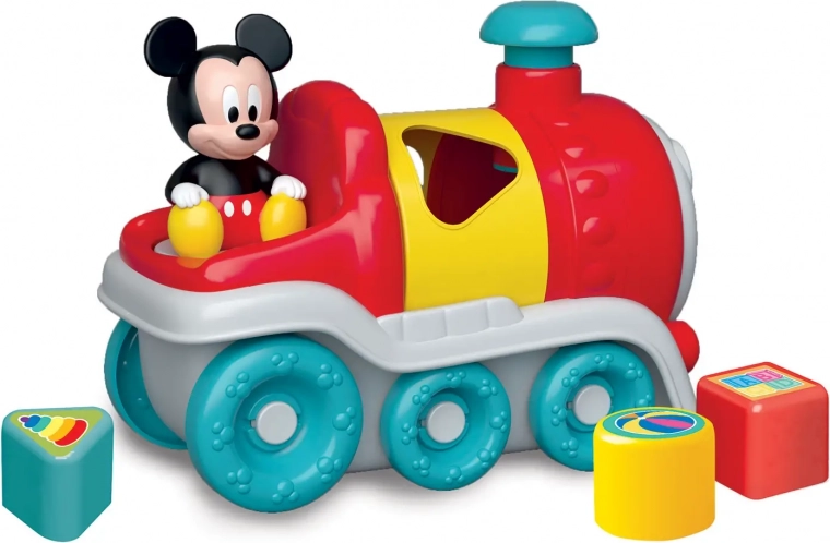 Clementoni Baby bedobó vonat Mickey egérrel