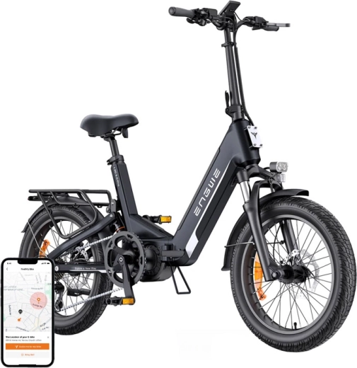 ENGWE L20 pro 3.0 250 W 20" fekete elektromos kerékpár