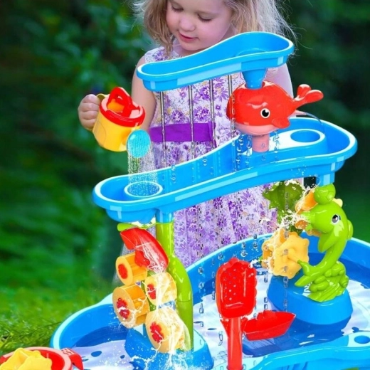 3 szintes vízesés vízimalmokkal