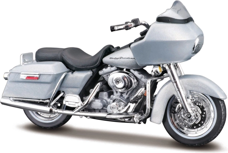 Maisto Harley-Davidson 2002 FLTR Road Glide metál szürke 1:18