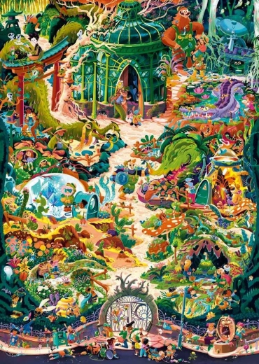 HEYE puzzle Botanikus kert 2000 darab