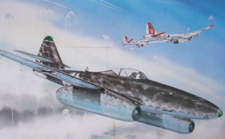 Messerschmitt Me 262 A-1a modellrepülő 1:72