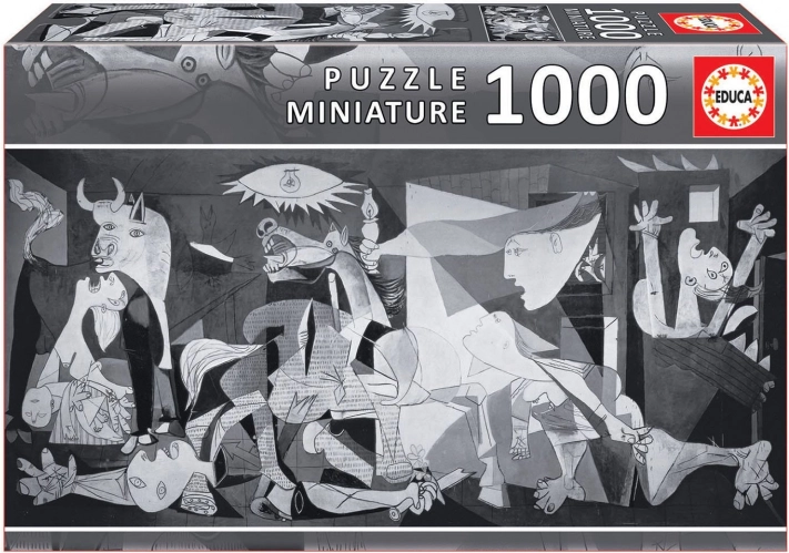 Educa miniatűr puzzle Guernica – PABLO PICASSO, 1000 darab