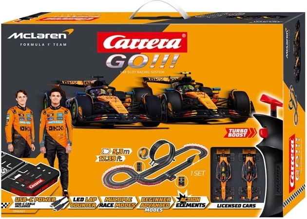 Carrera GO!!! McLaren Racing autóversenypálya