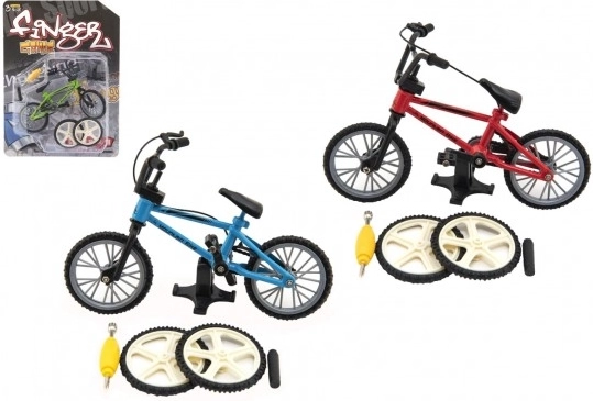 Mini freestyle ujjkerékpár kiegészítőkkel