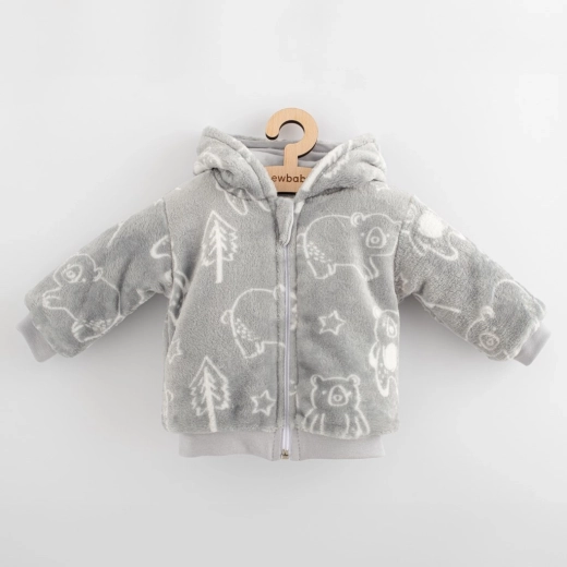 Bélelt baba kapucnis pulóver New Baby Winter Times