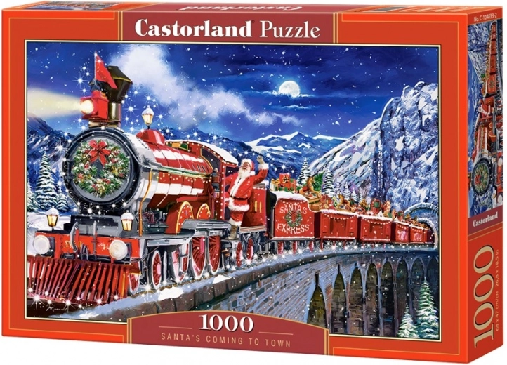 1000 darabos puzzle – SANTA karácsonyi vonat