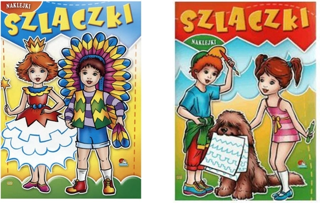 Színező mintákkal és matricákkal